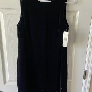 NWT Ralph Lauren East of Eden Dress  Size 10. Blue with Sparking Crystal Gems